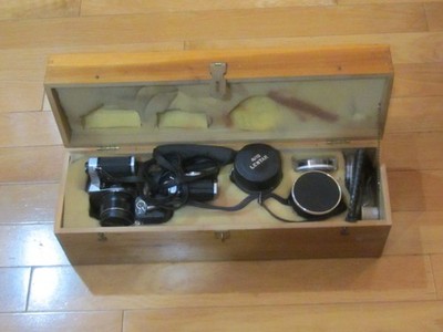 Rollei 16 16mm Camera!  & (2) Pentax Cameras W/Lens & Parts In A Cool Box! POW!