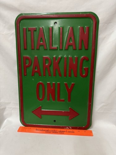 Italian Parking Sign Vintage - Picture 2 of 4