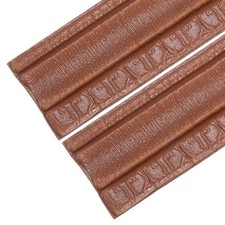 Flexible Wall Molding Trim, 2pcs 8Ft x 4 in for Home DIY Decoration, Coffee