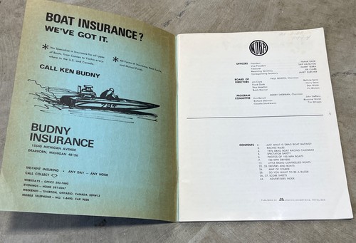 Vintage 1970 National Drag Boat Association NDBA Racing News Journal Booklet - Picture 4 of 4