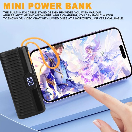 Power Bank USB C 5000mAh PD Mini Externer Akku, Schnelles Aufladen für iPhone - Bild 16 von 24
