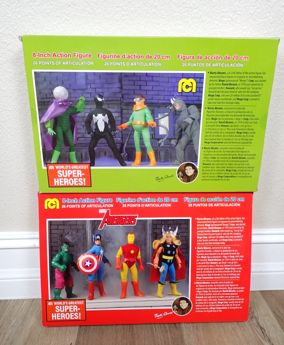 NEW MARVEL AVENGERS WORLDS GREATEST SUPER HEROES FIGURE SET VINTAGE LIMITED COIN