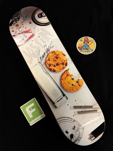 RARE SIGNED Chris Joslin 420 Snack Table Plan B Skateboard Deck AUTOGRAPHED - Picture 1 of 9
