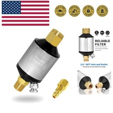 Air Compressor Water Oil Separator Filter for paint spray gun, 1/4 inch NPT M...