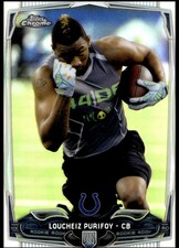 LOUCHEIZ PURIFOY 2014 TOPPS CHROME REFRACTOR RC COLTS HY2