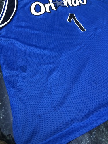 Rare Vintage Orlando Magic Penny Hardaway Reversible Champion Jersey Gr. 52 - Bild 10 von 12