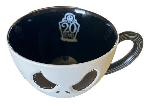 HTF 20thAnniversary Limited Nightmare Before Christmas Mug Jack Skellington Cup - Picture 3 of 5