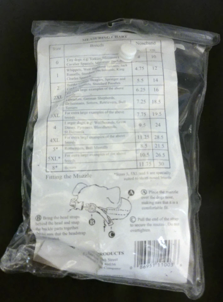 El bozal de tela de nailon original de Classic Products MK3 Foto 2 de 2