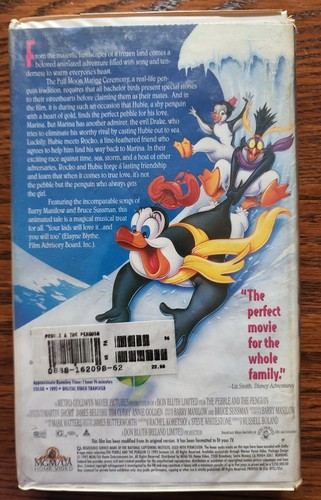 The Pebble and the Penguin (VHS, 1995, Clamshell MGM/UA Family Entertainment) - Picture 2 of 3
