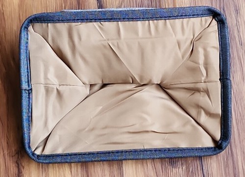 Sorbus ~ Collapsible ~ Storage Basket w/Handles ~ 15 x 10.75 x 9.5 ~ BLACK Twill - Picture 6 of 7