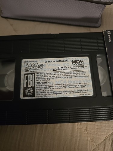 Back To The Future VHS - Picture 3 of 3