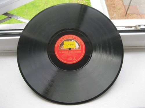 PHILHARMONIC CHOIR 12" 78 RPM GLORY TO GOD / FOR UNTO US A CHILD IS BORN HMV - Bild 4 von 12