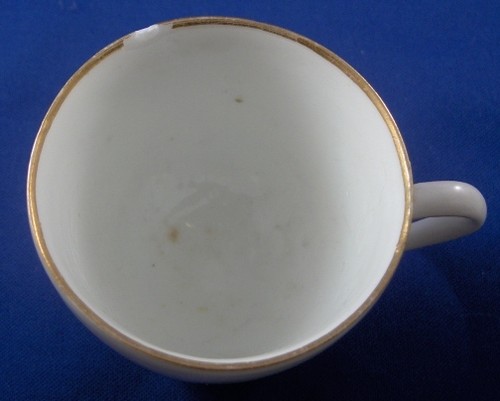 Antique Porcelain Soft Paste Scenic Cup Porzellan Tasse Porcelaine Softpaste - Picture 5 of 6