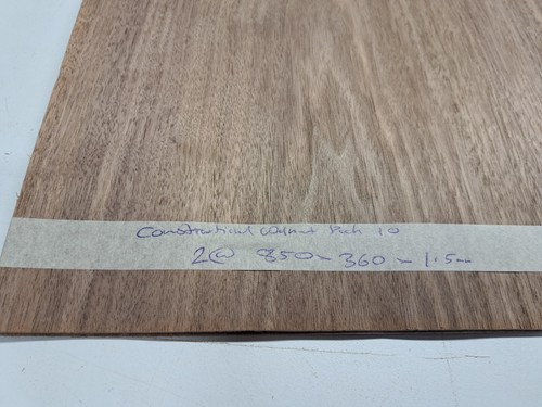 Chapa de madera de nogal - CONSTRUCTIVA - 2 LÁMINAS DE MADERA NATURAL - 850 x 360 x 1,5 mm - Imagen 4 de 4