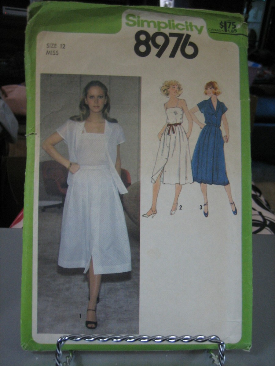 Simplicity 8976 Misses Shirt, Cami & Skirt Pattern - Size 12 Bust 34 Waist 26.5 Simplicity 8976 Misses Shirt, Cami & Skirt Pattern - Size 12 Bust 34 Waist 26.5