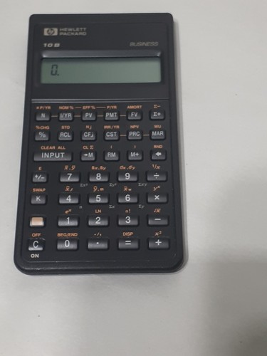 HP 10B Financial Business Calculator with Vinyl Slip Case, Works, Clean Manual - Picture 4 of 5