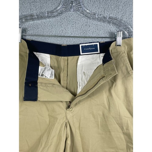 Club Room Men's Classic Fit Tan Shorts Size 34 Inseam 9" NWT - Picture 4 of 8