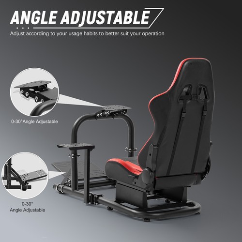 Hottoby Racing Simulator Cockpit Stand Mit Sitzpassung Logitech G29 Thrustmaster - Bild 4 von 10