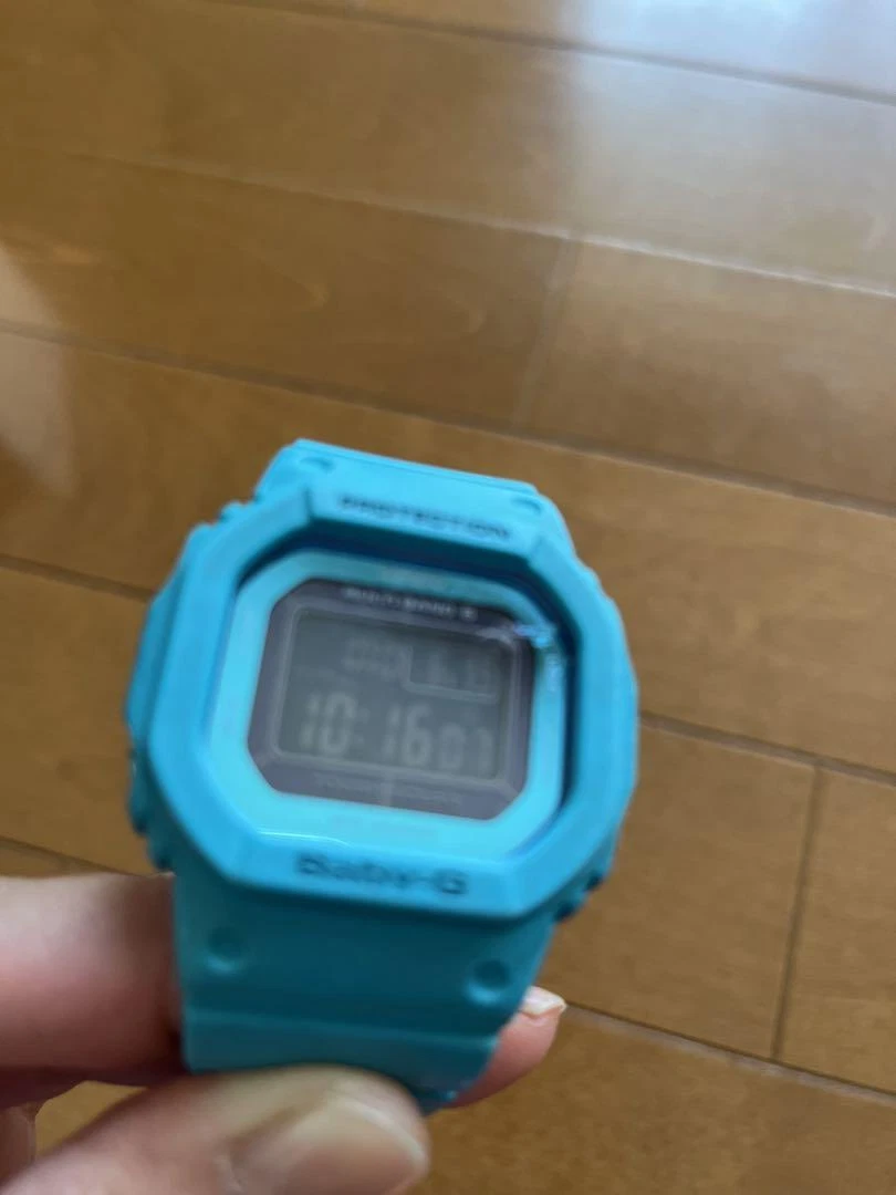 CASIO Baby G 3432P BGD 5000 Water Resistant 20bar Stainless Steel Square B3604