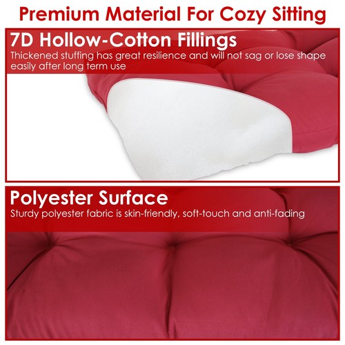 Bench Seat Cushion Non Slip Long Chair Cushion Soft Swing Cushion For Garden Mat - Picture 9 of 15
