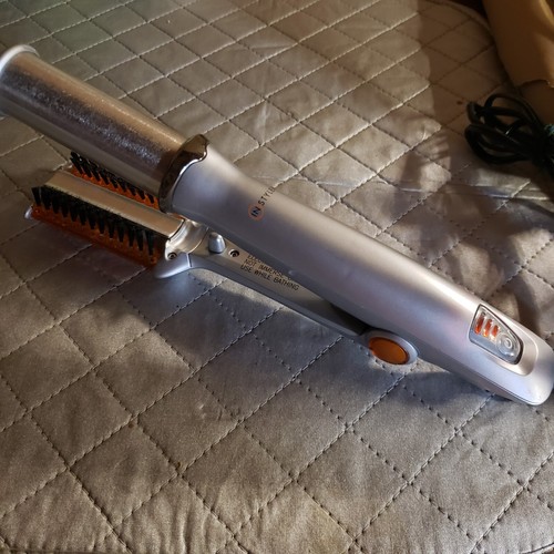 INSTYLER Rotating Hot Curling Iron Hair 1.25" Barrel Smoother Brush Model  - Picture 6 of 7