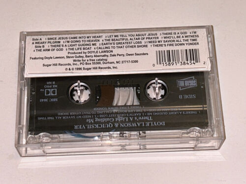 Doyle Larson & Quicksilver There’s A Light Guiding Me Gospel Music Cassette 1D04 - Picture 4 of 4