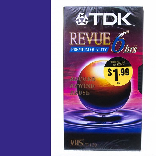 TDK Revue Premium Quality T-120 Blank VHS Video Tape | x1 Brand New | Free S&H ! - Picture 7 of 12