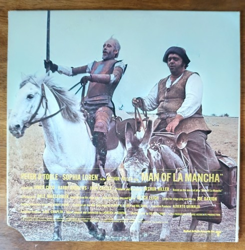 Sophia Loren, Peter O'Toole Man of LaMancha Vinyl LP Record Album, Record Sleeve - Picture 3 of 12