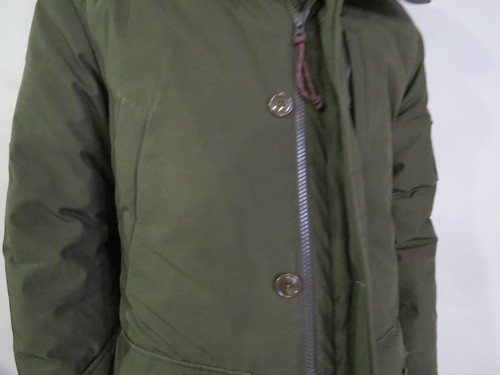 J Crew Nordic down Parka goose down heavy weight coat Size Large - Picture 3 of 12