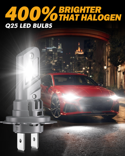 AUXBEAM H7 LED Headlight High Low Beam Bulbs Conversion Kit Canbus Error Free 2x - Picture 6 of 12