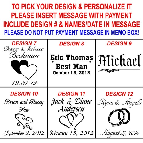 Personalisierte Weingläser individuell Lasergravur Hochzeitstag Party Geschenke  - Bild 13 von 15