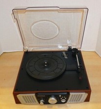 SYLVANIA Terntableターンテーブル Sylvania Turntable Indiana Home Audio Record Players