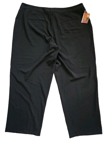 Merona 22W Short Dress/Workwear Pants Black Stretch (E19) - Picture 2 of 9