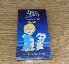 Precious Moments Timmy's Gift A Christmas Story 1991 VHS cartoon NEW SEALED
