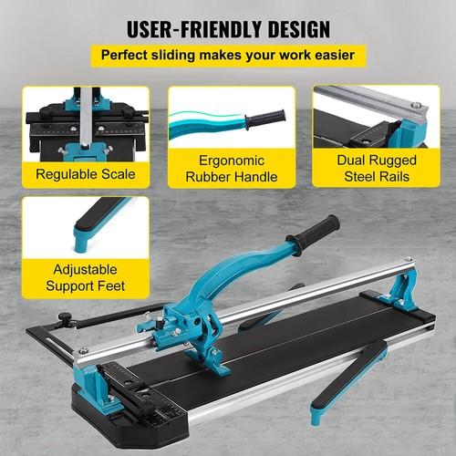 600mm Professional Tile Cutter Laser Guide Breaker Machine Durable Ceramic Tool - Picture 10 of 12
