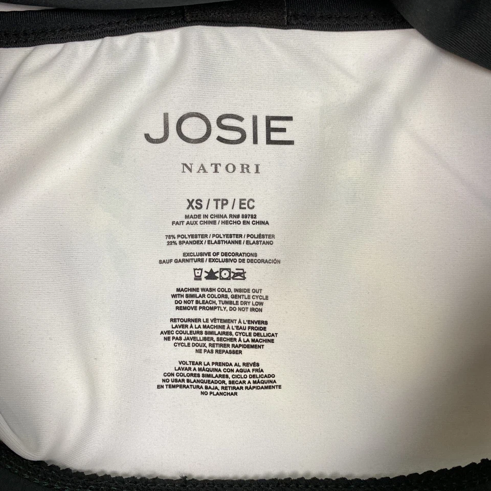 Josie: Sujetador deportivo colorido con estampado de solsticio vibrante espalda deportiva XS (NUEVO CON ETIQUETAS) Foto 4 de 4