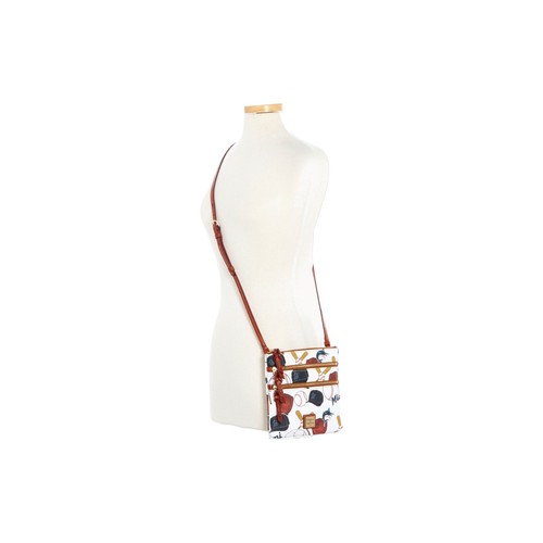Miami Marlins MLB Women's Dooney & Burke Game Day Triple-Zip Crossbody Purse - Picture 2 of 4