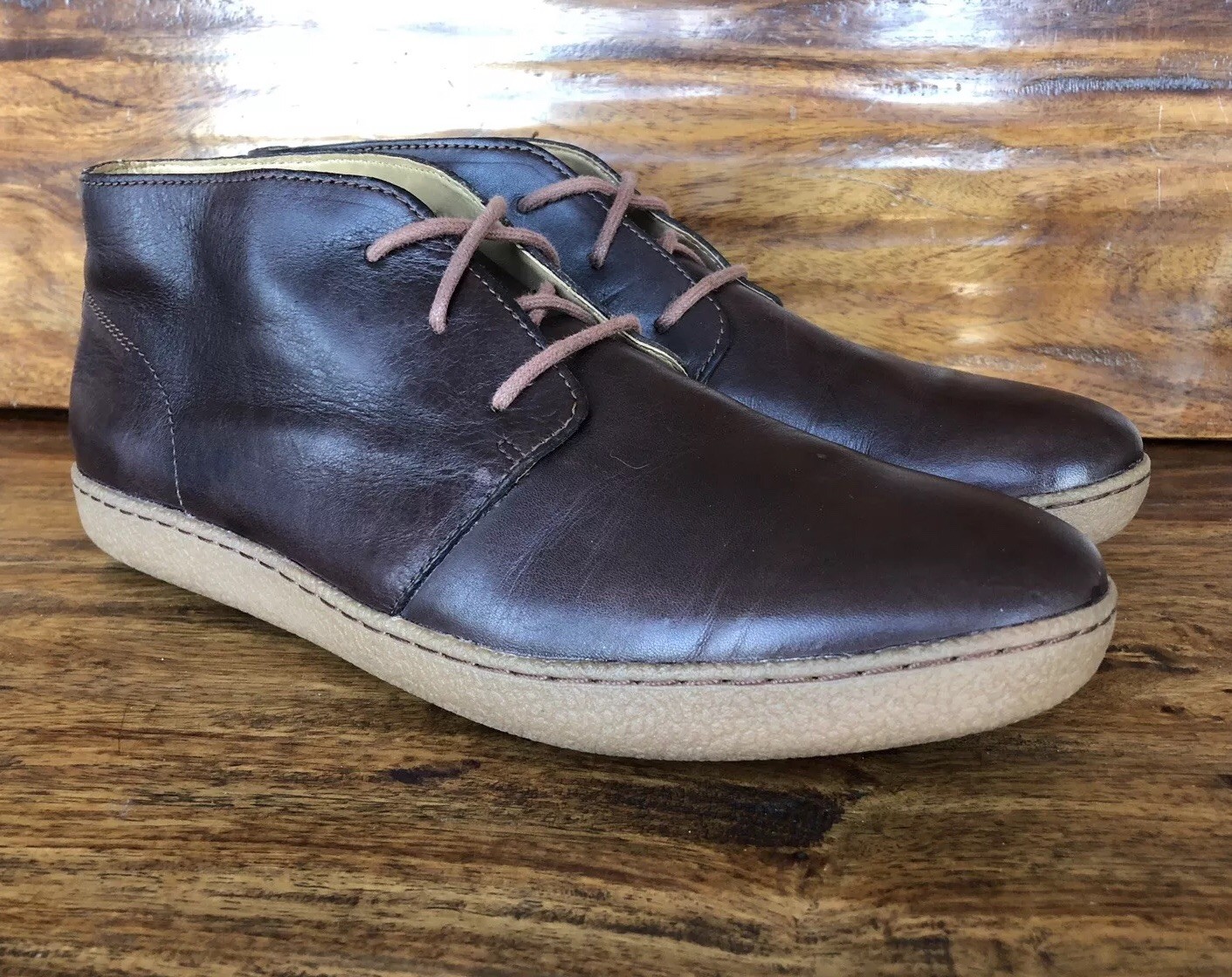 Men’s Cole Haan Casual Chukka Boots Brown Leather 8.5 M Men’s Cole Haan Casual Chukka Boots Brown Leather 8.5 M