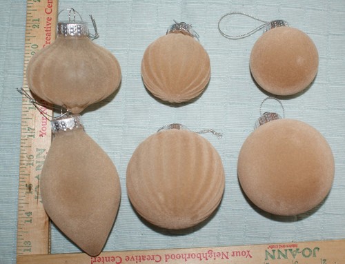 Bolas navideñas Syhood 29 piezas adornos de terciopelo flocados 4 formas envío rápido - Imagen 4 de 20