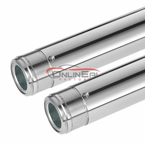 Fork Tubes Inner Fork Pipes For Kawasaki ZX600 GPZ600R 1985-1989 86 87 88 - Picture 4 of 5