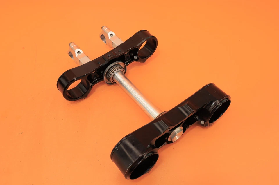 2009 04-12 KTM 300 XC OEM Triple Tree Clamp Set Steering Stem Fork Brace Crown - Image 2 of 4
