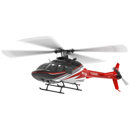 YU XIANG F08 RC Helicopter 1/27 2.4G 6CH Brushless 6-Axis Simulation Bell 206 - Picture 5 of 14