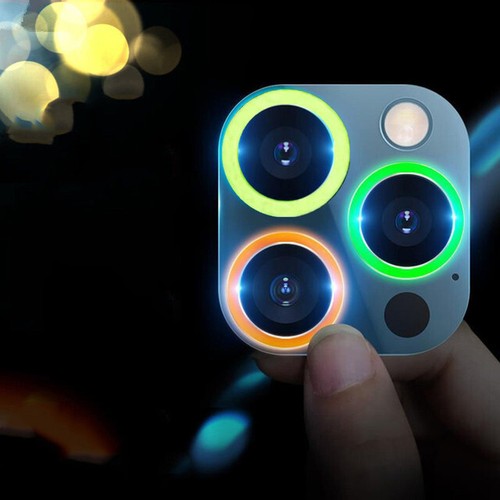 Protection Caméra Lumineux Verre Objectif iPhone 16 15 14 13 12 Mini 11 Pro Max - 第 10/20 張圖片
