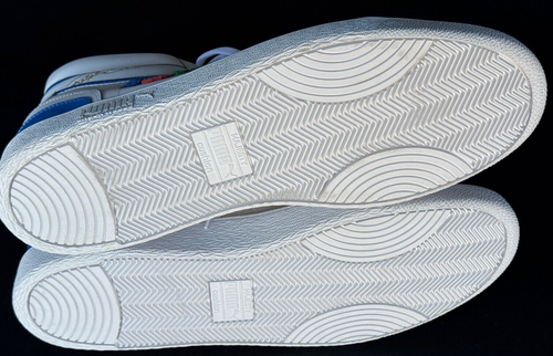 PUMA Ralph Sampson Mid Badges White Palace Blue (371769-01) Mens Size 17 NEW - Picture 15 of 19
