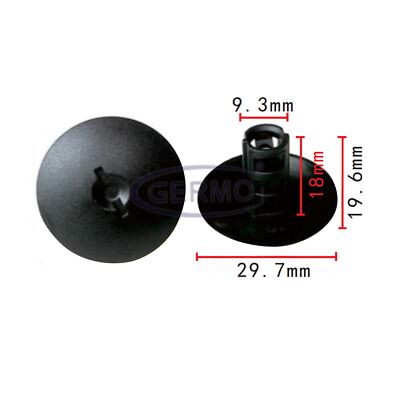 15 x Befestigungs-Clip Fußmatten Kotflügel für Renault 7703081127 Ford 6142789