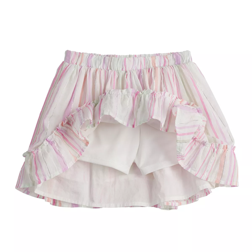 Girls Size 6 Jumping Beans Ruffle Skort Multi Stripe Pattern Retail $20.00 - Picture 2 of 6