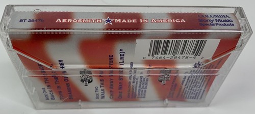 Aerosmith - Made In America 1997 Sony Music Columbia Capitol Cassette - Picture 2 of 4