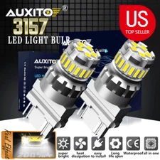AUXITO 3157 3156 CANBUS LED Backup Reverse Light Bulbs White 6000K Error Free ED