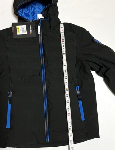 Gerry Jugend Jungen Polyfill Jacke Taschen Reißverschluss Kapuze leicht Größe Small - 7/8 - Bild 9 von 16