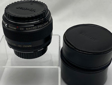 Vivitar 2X Macro Focusing Telephoto MC, Minolta mount front and rear lens caps